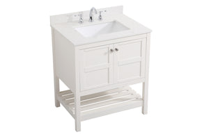 Elegant Lighting - VF16430WH-BS - Bathroom Vanity Set - Theo - White