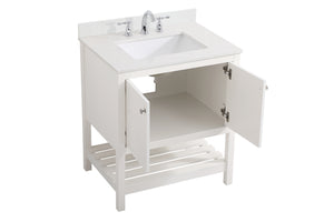 Elegant Lighting - VF16430WH-BS - Bathroom Vanity Set - Theo - White