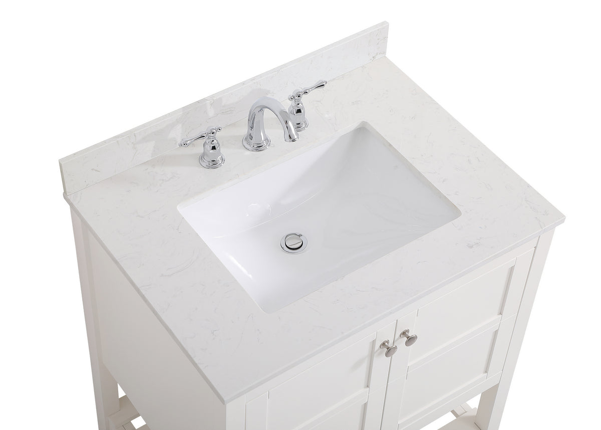 Elegant Lighting - VF16430WH-BS - Bathroom Vanity Set - Theo - White