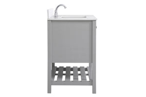 Elegant Lighting - VF16436GR-BS - Bathroom Vanity Set - Theo - Gray