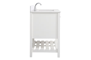 Elegant Lighting - VF16436WH-BS - Bathroom Vanity Set - Theo - White