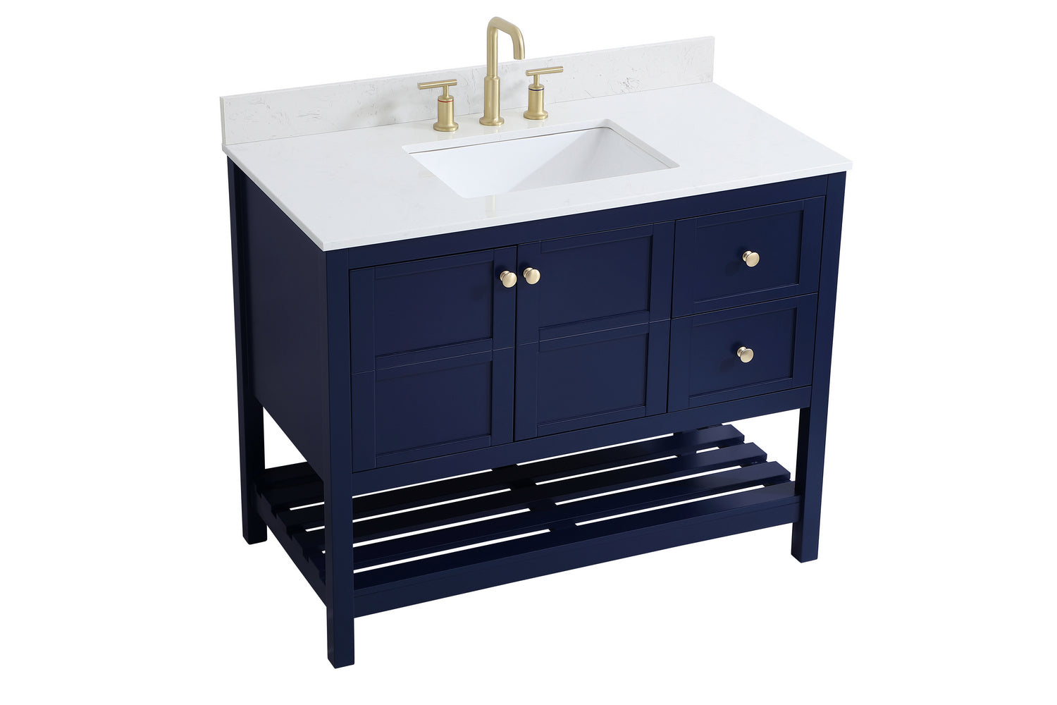 Elegant Lighting - VF16442BL-BS - Bathroom Vanity Set - Theo - Blue