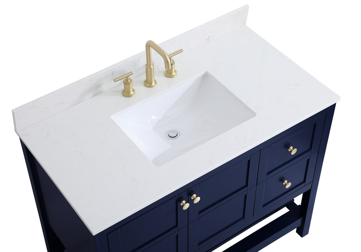 Elegant Lighting - VF16442BL-BS - Bathroom Vanity Set - Theo - Blue