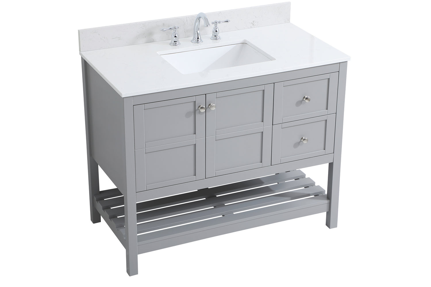 Elegant Lighting - VF16442GR-BS - Bathroom Vanity Set - Theo - Gray