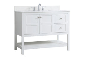 Elegant Lighting - VF16442WH-BS - Bathroom Vanity Set - Theo - White