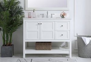 Elegant Lighting - VF16442WH-BS - Bathroom Vanity Set - Theo - White