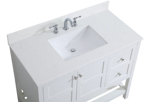 Elegant Lighting - VF16442WH-BS - Bathroom Vanity Set - Theo - White