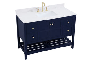 Elegant Lighting - VF16448BL-BS - Bathroom Vanity Set - Theo - Blue