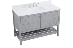 Elegant Lighting - VF16448GR-BS - Bathroom Vanity Set - Theo - Gray