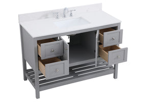 Elegant Lighting - VF16448GR-BS - Bathroom Vanity Set - Theo - Gray