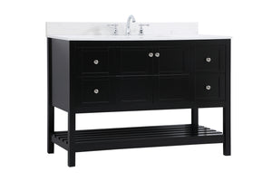 Elegant Lighting - VF16448BK-BS - Bathroom Vanity Set - Theo - Black