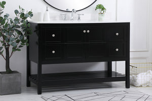 Elegant Lighting - VF16448BK-BS - Bathroom Vanity Set - Theo - Black