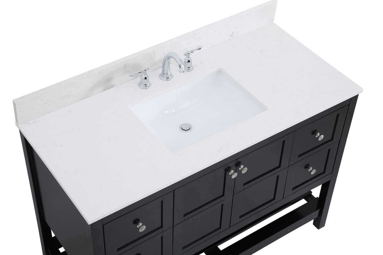 Elegant Lighting - VF16448BK-BS - Bathroom Vanity Set - Theo - Black