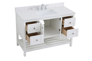 Elegant Lighting - VF16448WH-BS - Bathroom Vanity Set - Theo - White