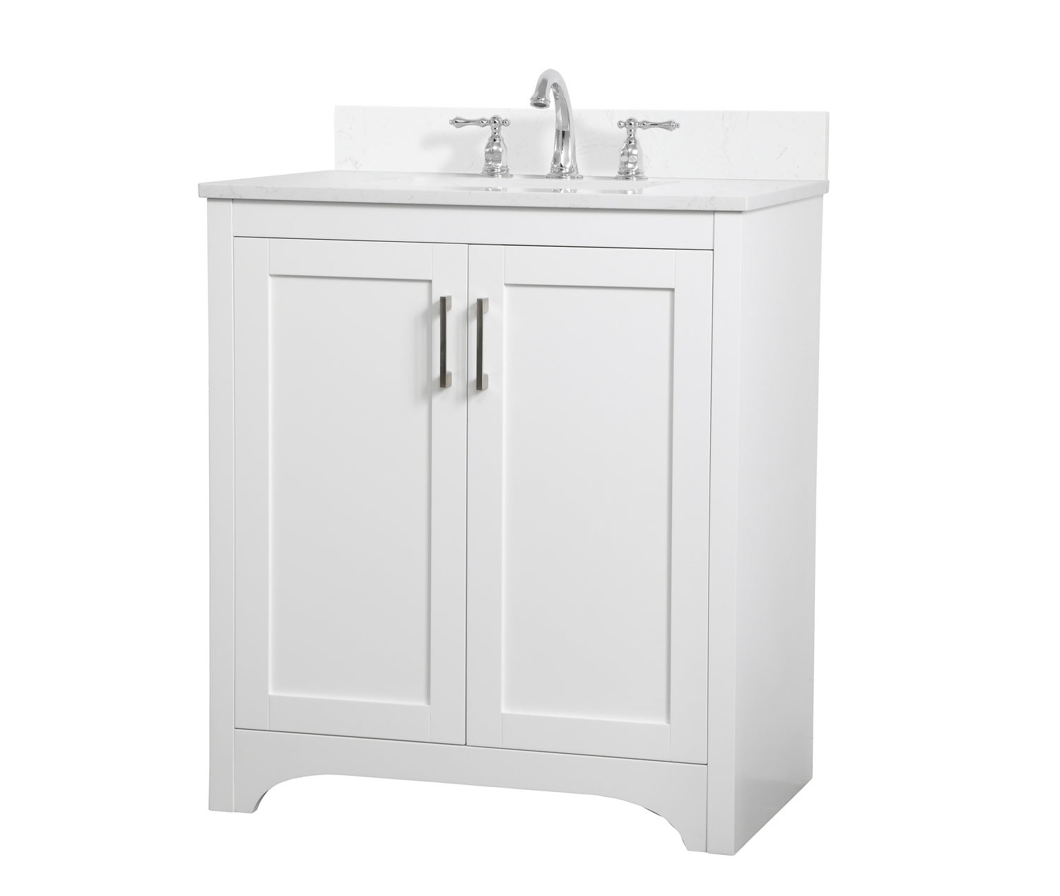 Elegant Lighting - VF17030WH-BS - Bathroom Vanity Set - Moore - White