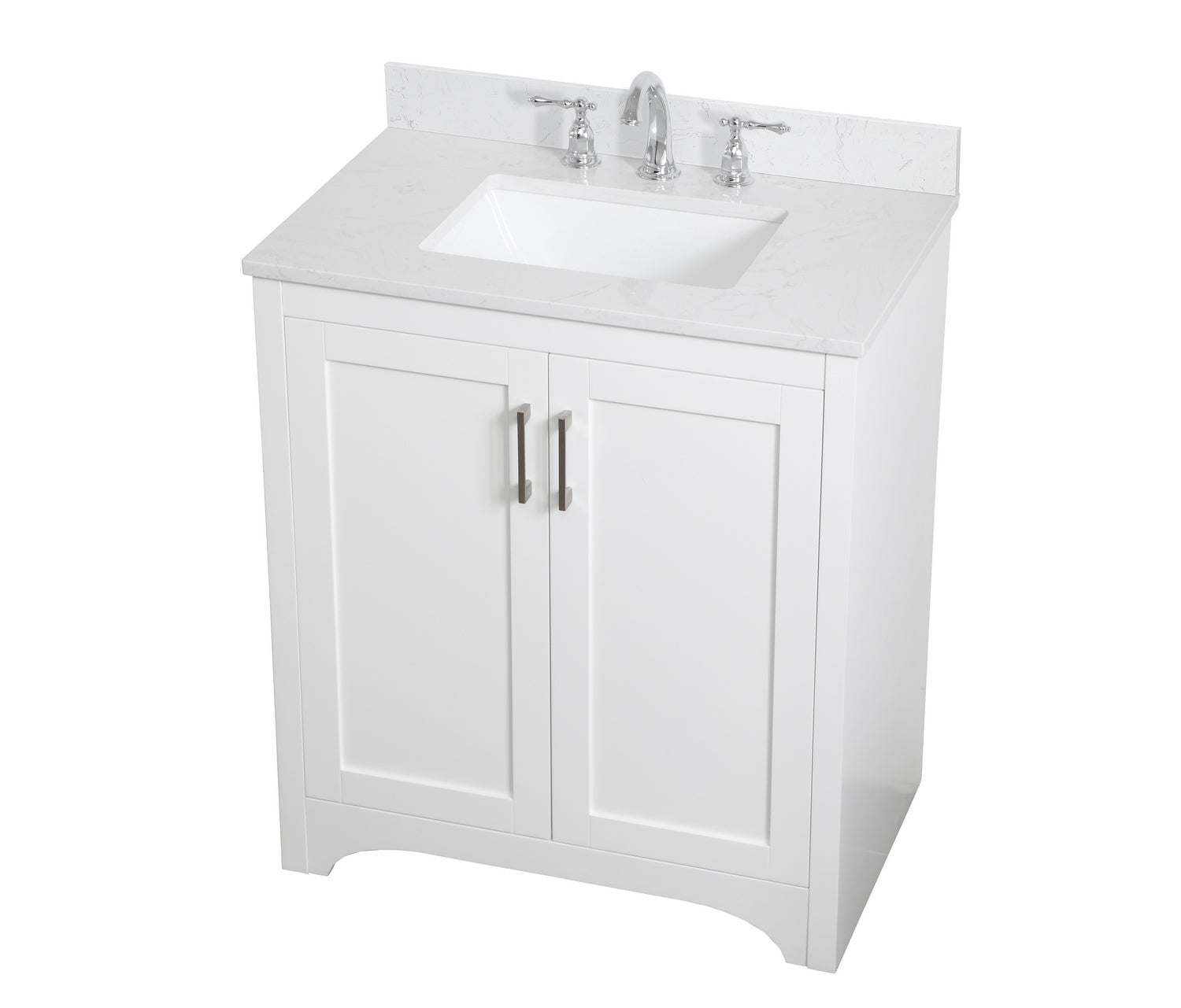 Elegant Lighting - VF17030WH-BS - Bathroom Vanity Set - Moore - White