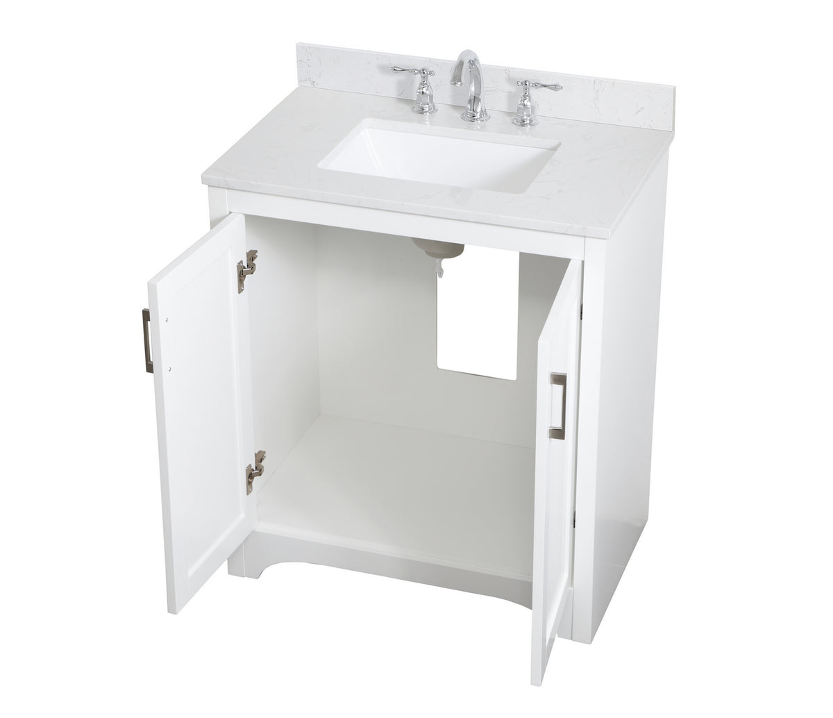 Elegant Lighting - VF17030WH-BS - Bathroom Vanity Set - Moore - White