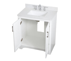 Elegant Lighting - VF17030WH-BS - Bathroom Vanity Set - Moore - White