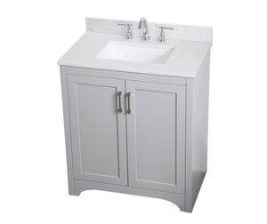 Elegant Lighting - VF17030GR-BS - Bathroom Vanity Set - Moore - Grey