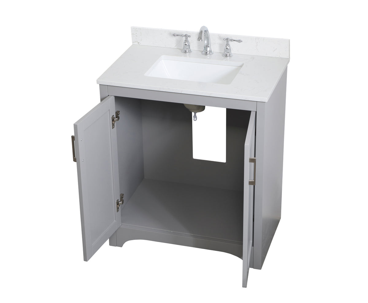 Elegant Lighting - VF17030GR-BS - Bathroom Vanity Set - Moore - Grey