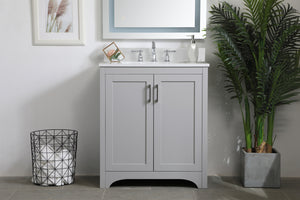 Elegant Lighting - VF17030GR-BS - Bathroom Vanity Set - Moore - Grey