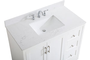 Elegant Lighting - VF17042WH-BS - Bathroom Vanity Set - Moore - White