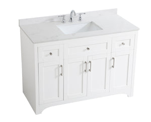 Elegant Lighting - VF17048WH-BS - Bathroom Vanity Set - Moore - White