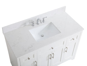 Elegant Lighting - VF17048WH-BS - Bathroom Vanity Set - Moore - White