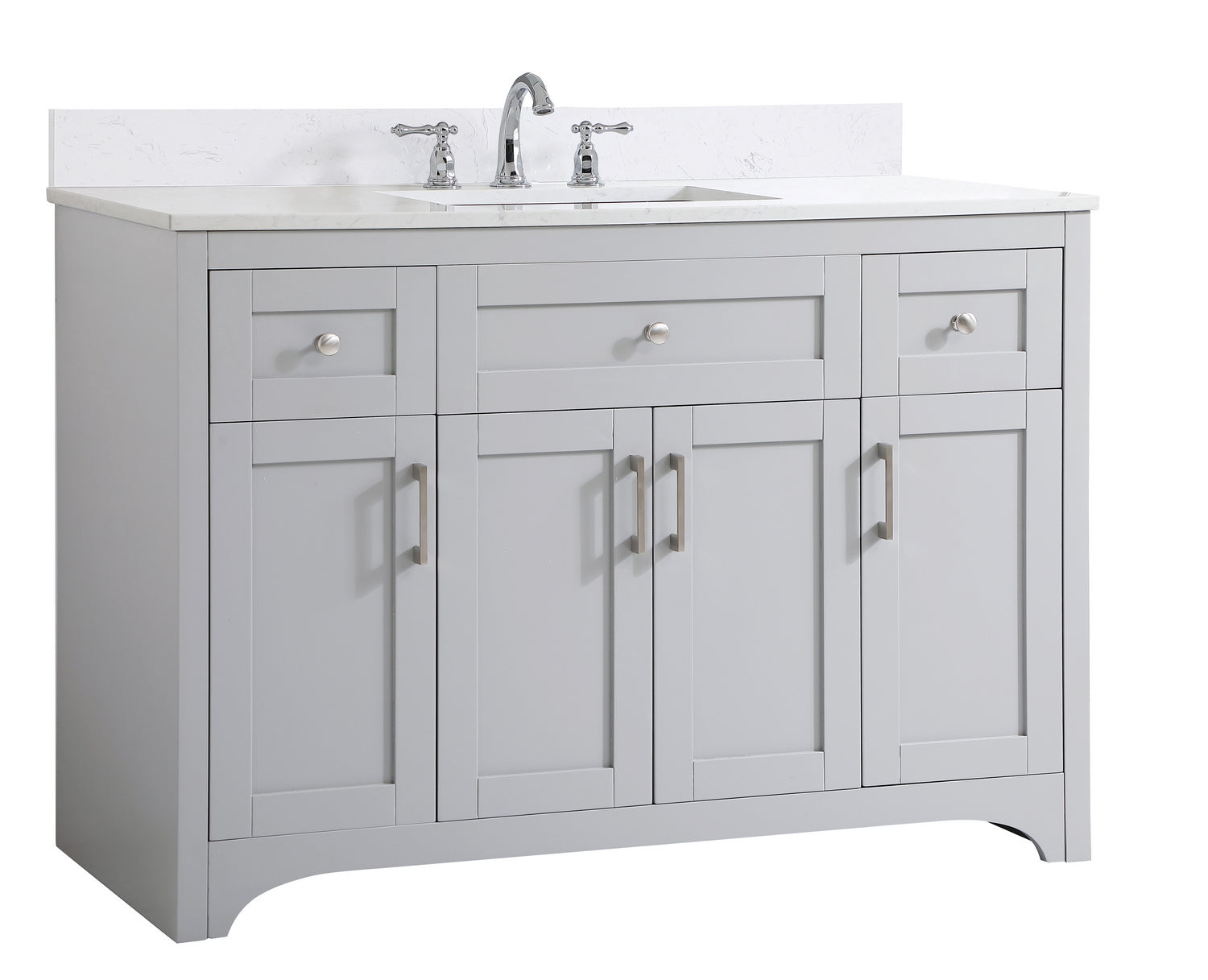 Elegant Lighting - VF17048GR-BS - Bathroom Vanity Set - Moore - Grey