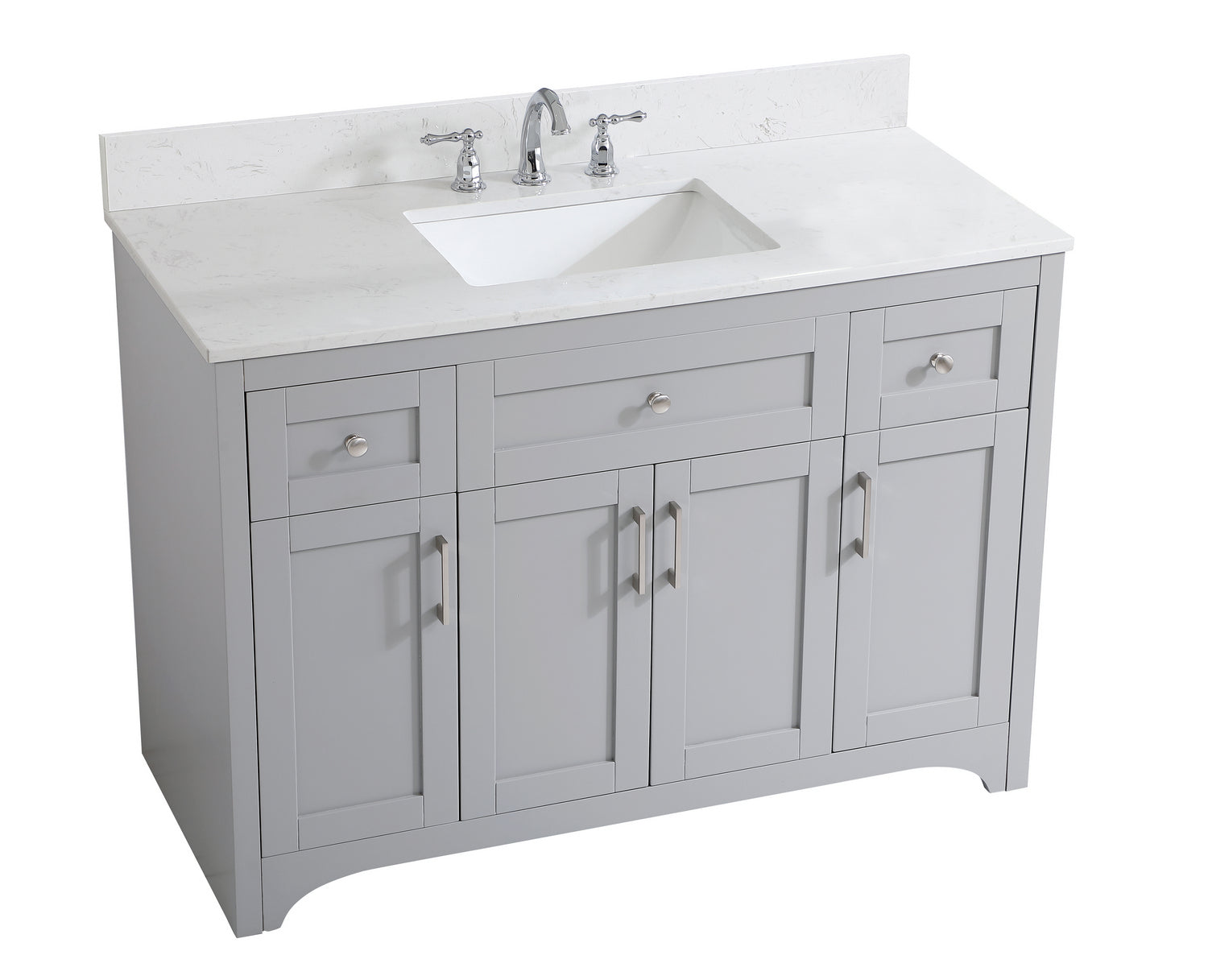 Elegant Lighting - VF17048GR-BS - Bathroom Vanity Set - Moore - Grey