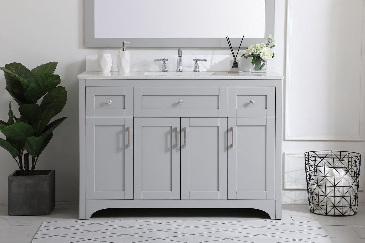 Elegant Lighting - VF17048GR-BS - Bathroom Vanity Set - Moore - Grey