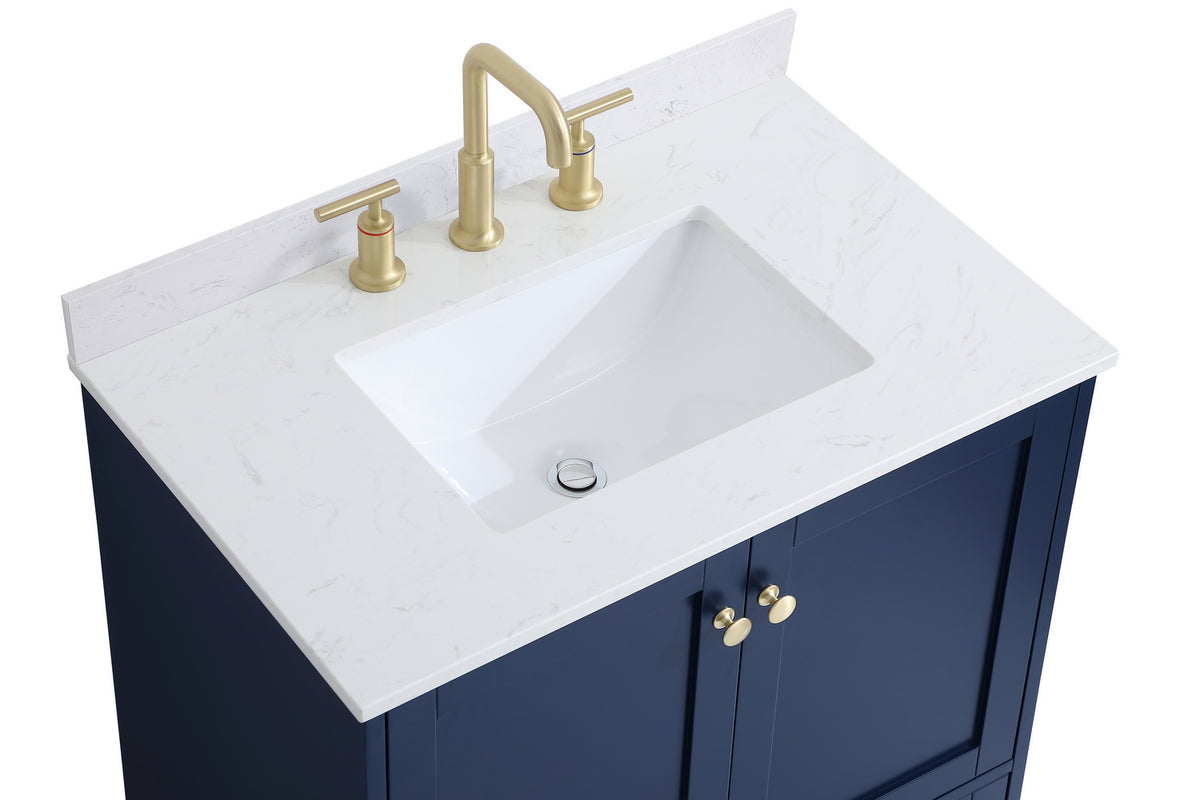 Elegant Lighting - VF18030BL-BS - Bathroom Vanity Set - Sommerville - Blue