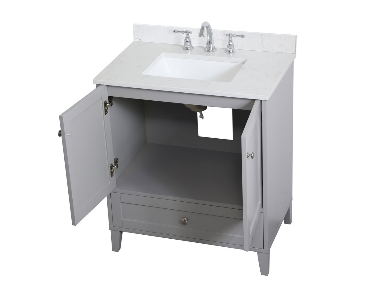 Elegant Lighting - VF18030GR-BS - Bathroom Vanity Set - Sommerville - Grey