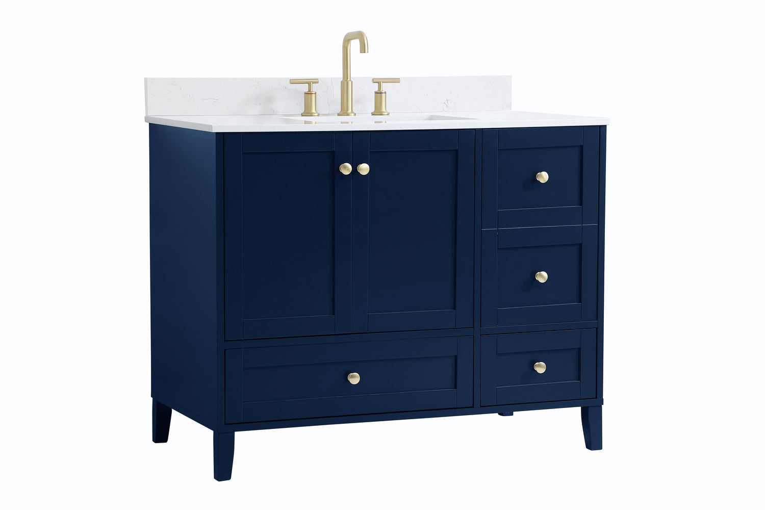 Elegant Lighting - VF18042BL-BS - Bathroom Vanity Set - Sommerville - Blue