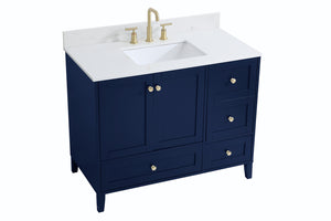 Elegant Lighting - VF18042BL-BS - Bathroom Vanity Set - Sommerville - Blue