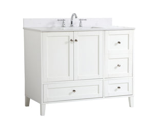 Elegant Lighting - VF18042WH-BS - Bathroom Vanity Set - sommerville - White