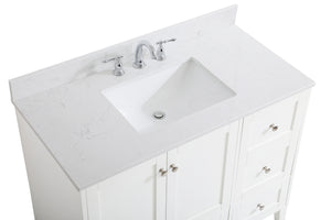 Elegant Lighting - VF18042WH-BS - Bathroom Vanity Set - sommerville - White