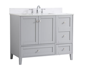 Elegant Lighting - VF18042GR-BS - Bathroom Vanity Set - sommerville - Grey