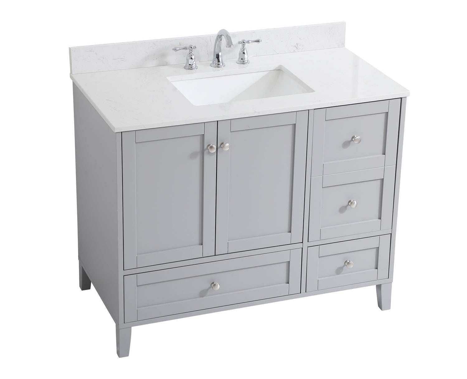 Elegant Lighting - VF18042GR-BS - Bathroom Vanity Set - sommerville - Grey