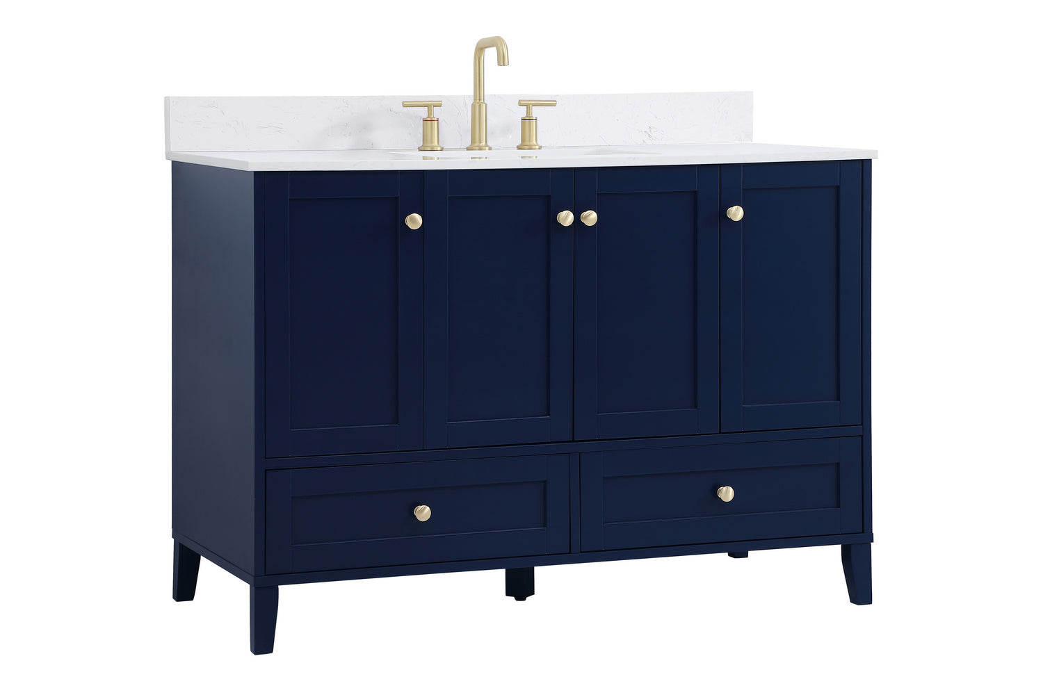 Elegant Lighting - VF18048BL-BS - Bathroom Vanity Set - Sommerville - Blue