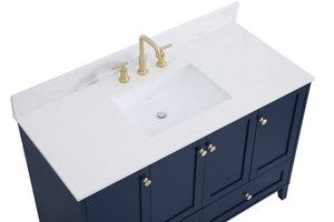 Elegant Lighting - VF18048BL-BS - Bathroom Vanity Set - Sommerville - Blue