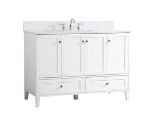 Elegant Lighting - VF18048WH-BS - Bathroom Vanity Set - sommerville - White