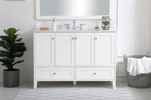 Elegant Lighting - VF18048WH-BS - Bathroom Vanity Set - sommerville - White