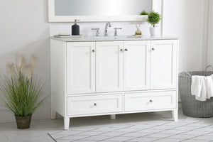 Elegant Lighting - VF18048WH-BS - Bathroom Vanity Set - sommerville - White