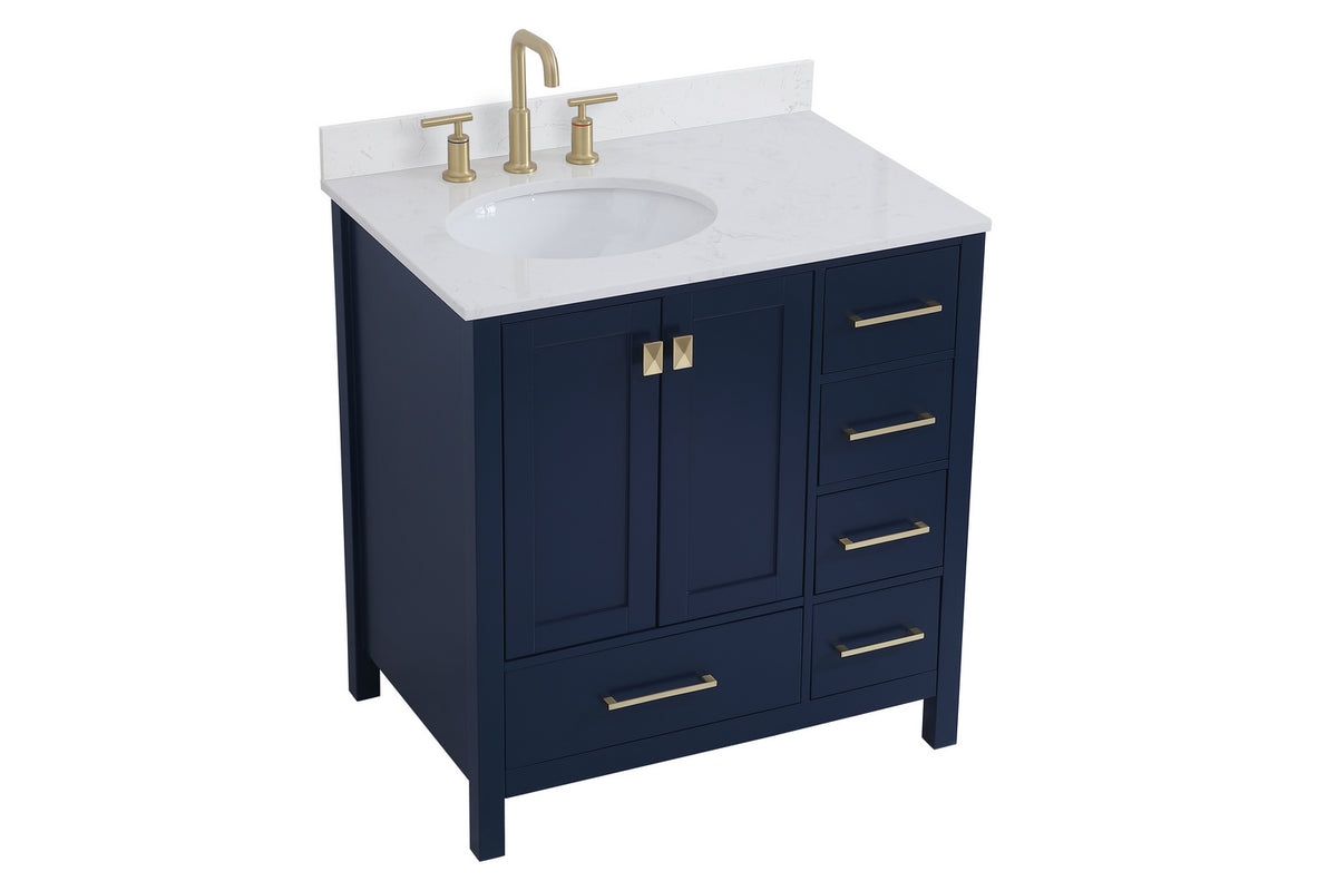 Elegant Lighting - VF18832BL-BS - Bathroom Vanity Set - Irene - Blue