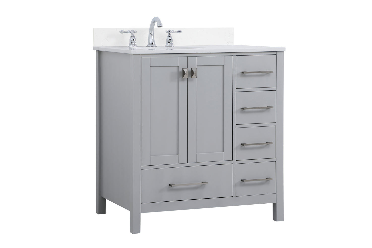 Elegant Lighting - VF18832GR-BS - Bathroom Vanity Set - Irene - Gray