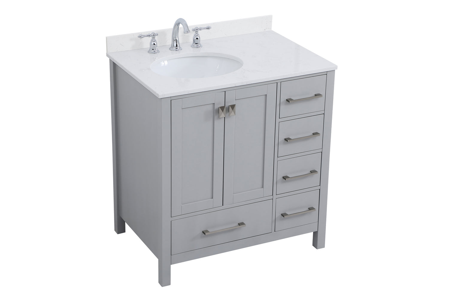 Elegant Lighting - VF18832GR-BS - Bathroom Vanity Set - Irene - Gray