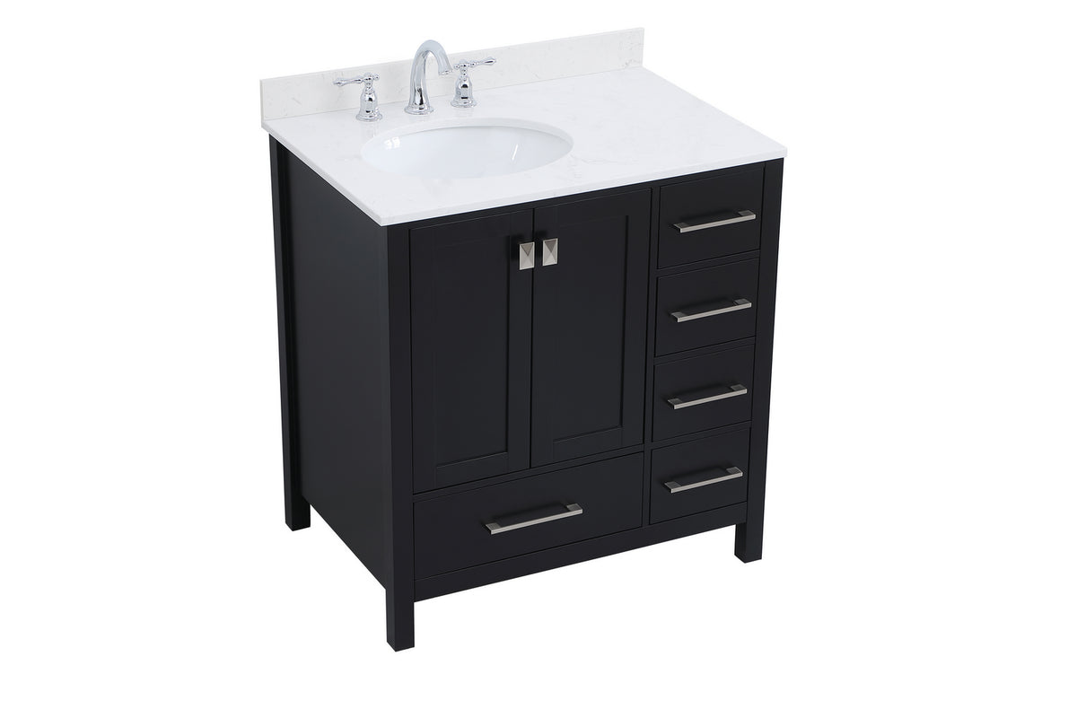 Elegant Lighting - VF18832BK-BS - Bathroom Vanity Set - Irene - Black