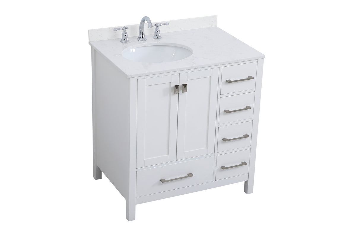 Elegant Lighting - VF18832WH-BS - Bathroom Vanity Set - Irene - White