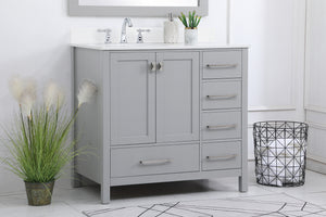 Elegant Lighting - VF18836GR-BS - Bathroom Vanity Set - Irene - Gray